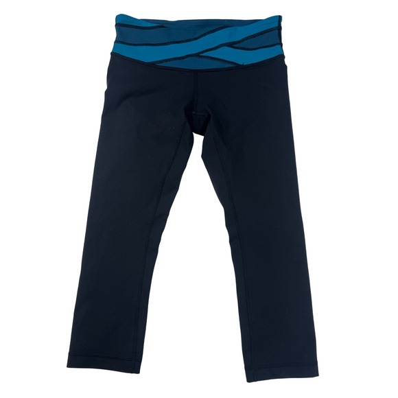 Lululemon Wunder Under Crop III Leggings Size 6 Yoga Workout - Picture 1 of 8